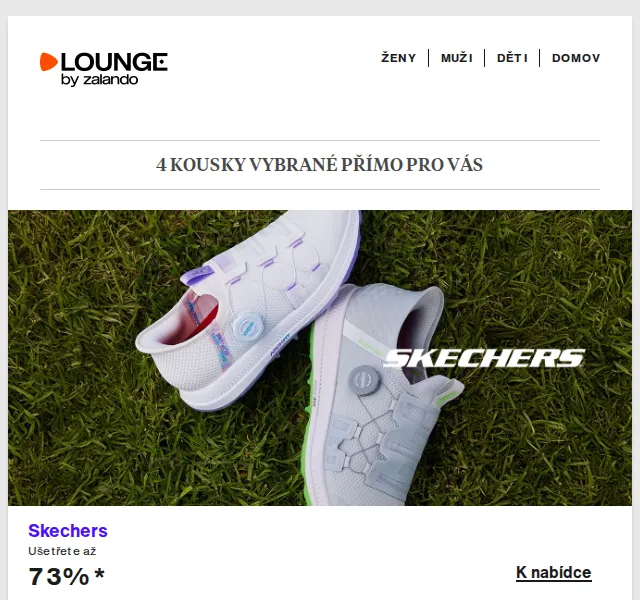 Lounge by Zalando: Skechers, Pinko, Salomon – sleva až 80 % – červenec 2026 | Nuslet.cz