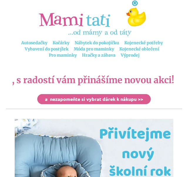 Mamitati.cz: Sleva 200 Kč na dětskou módu – červenec 2026 | Nuslet.cz