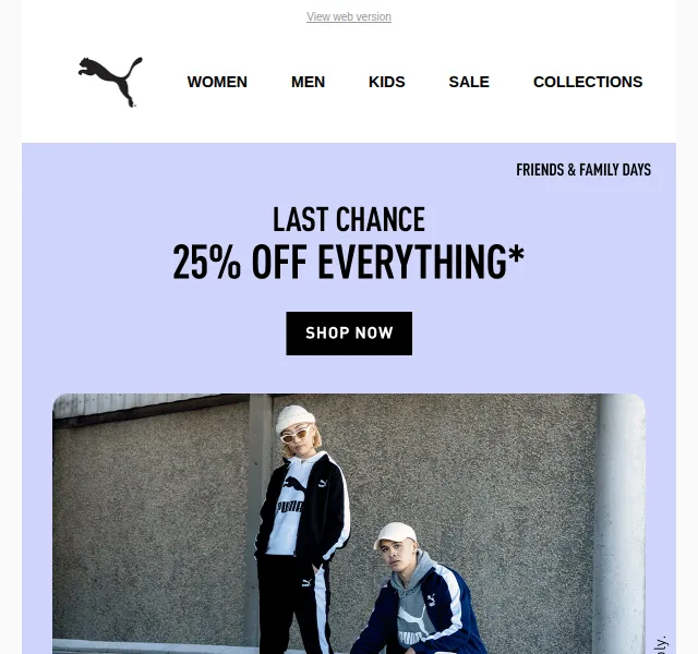 PUMA: 25% sleva na vše – červenec 2026 | Nuslet.cz