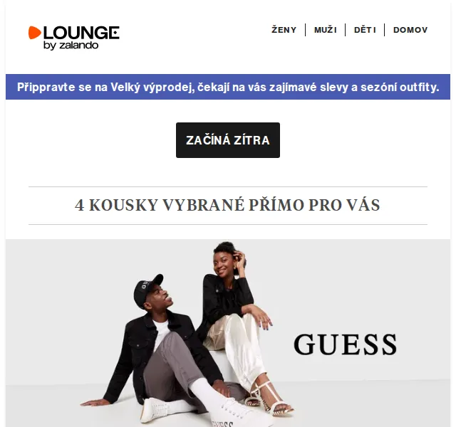 Lounge by Zalando: Velký výprodej Guess, Tamaris, Zign – červenec 2026 | Nuslet.cz