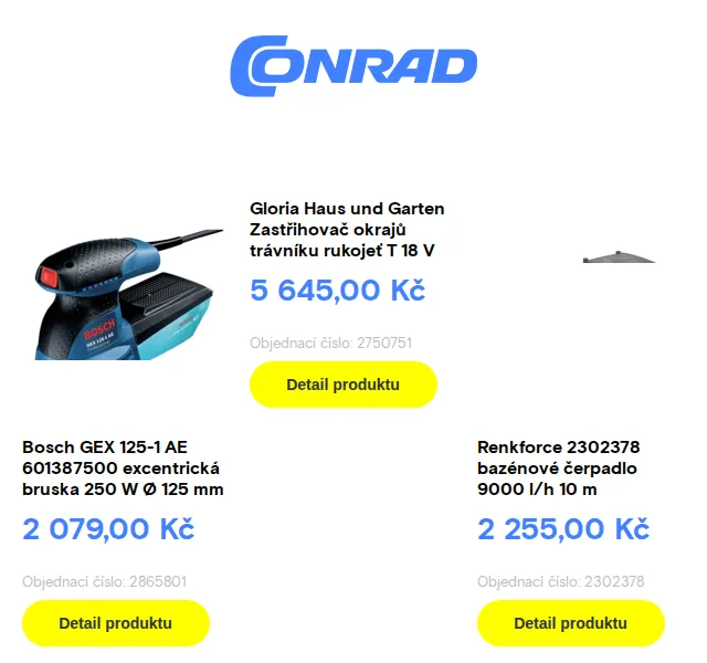Conrad Electronic: Nejprodávanější produkty s akcí až -40 % – červenec 2026 | Nuslet.cz