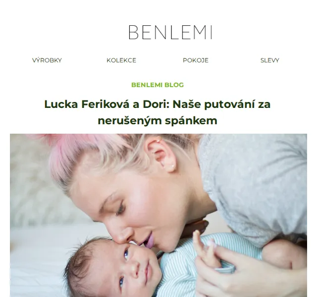Benlemi: Spánkový ráj pro miminka – červenec 2026 | Nuslet.cz