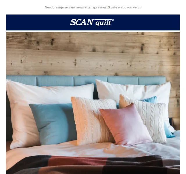 Lucie T. | SCANquilt.cz: Hygge kolekce pro domácí pohodu – červenec 2026 | Nuslet.cz