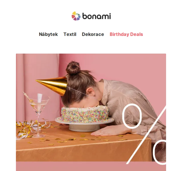 Bonami: -15 % na vše a Birthday Deals až -50 % – červenec 2026 | Nuslet.cz