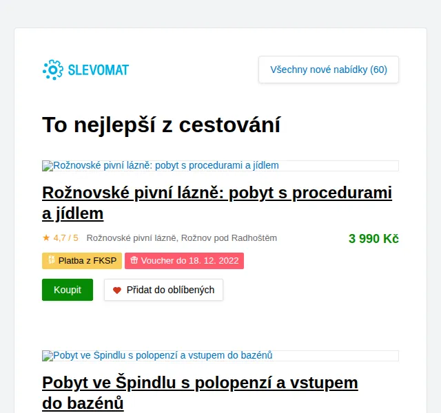 Slevomat: Pobyt ve Špindlu s polopenzí a bazénem – červen 2026 | Nuslet.cz
