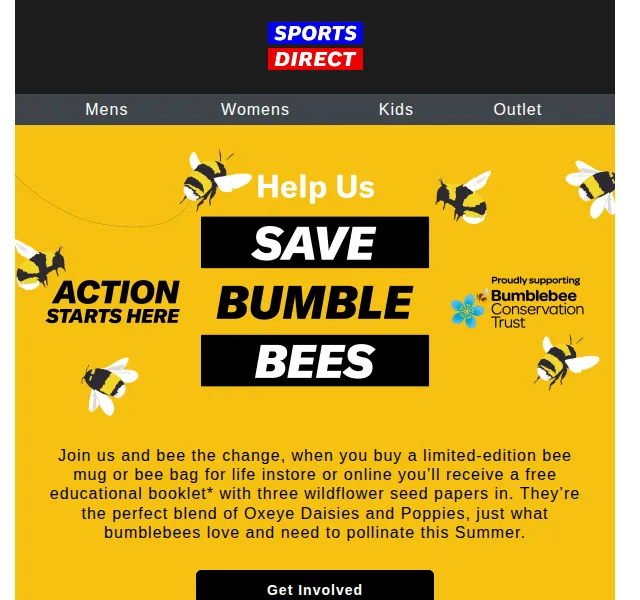Sportsdirect: Limitovaná edice pro záchranu včel s dárkem – červen 2026 | Nuslet.cz