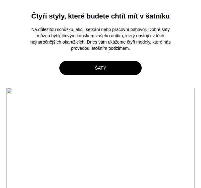 Stradivarius: Podzimní šaty 4 styly – červen 2026 | Nuslet.cz