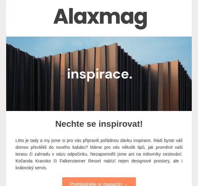 ALAX nábytek: inspirace pro terasu a design – červenec 2026 | Nuslet.cz
