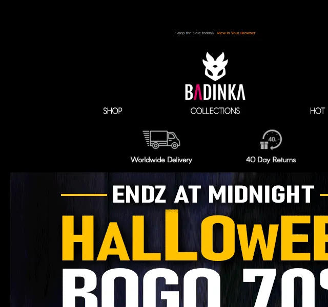 BADINKA: Halloween BOGO 70% – říjen 2022 | Nuslet.cz