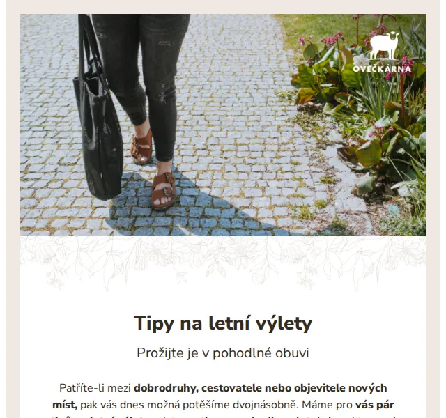 Ovečkárna: Tipy na letní výlety a výhodné boty – červenec 2026 | Nuslet.cz