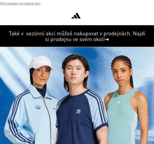 Adidas: Jarní výprodej až 40 % – duben 2026 | Nuslet.cz