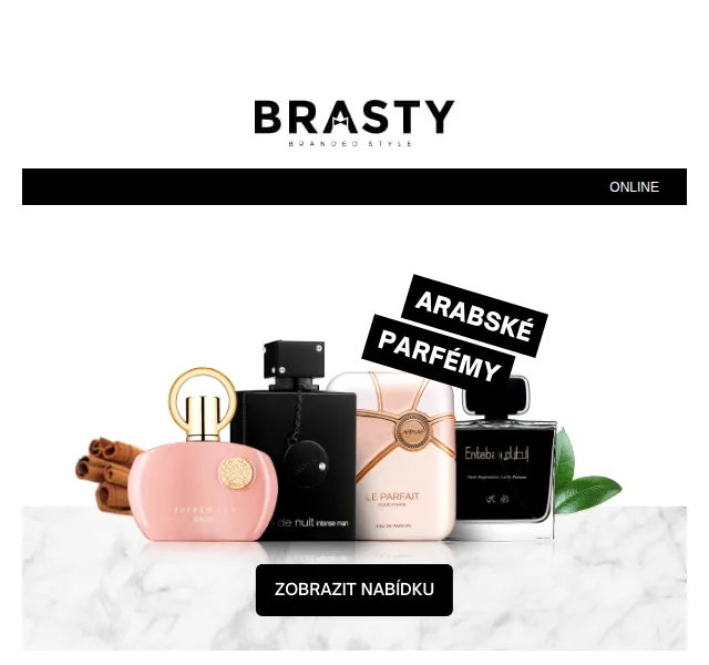 www.BRASTY.cz: Sleva 15 % na arabské parfémy – únor 2026 | Nuslet.cz