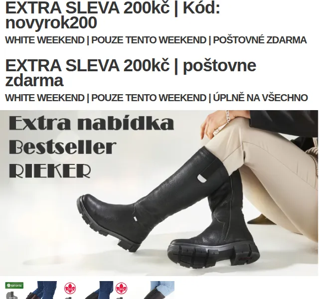 Eliteshoes: Extra sleva 200 Kč + poštovné zdarma – červenec 2026 | Nuslet.cz