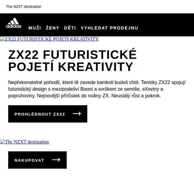 Adidas: ZX22 Futuristické tenisky – červen 2026 | Nuslet.cz