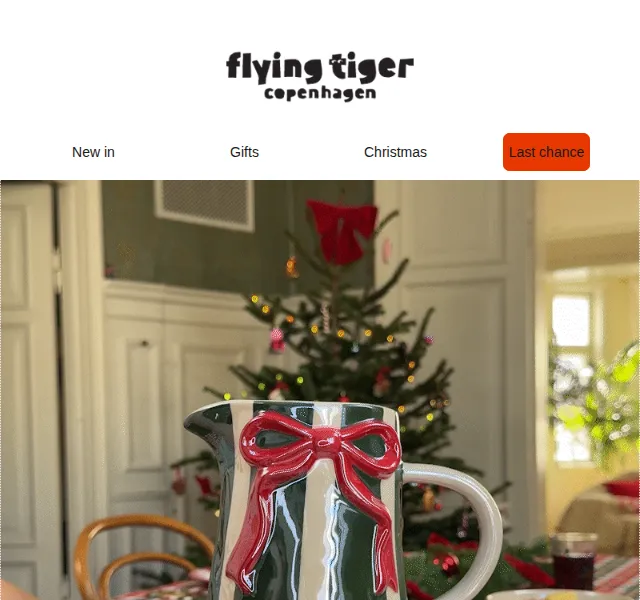 Flying Tiger Copenhagen: Vánoční stolování a dekorace – červenec 2026 | Nuslet.cz