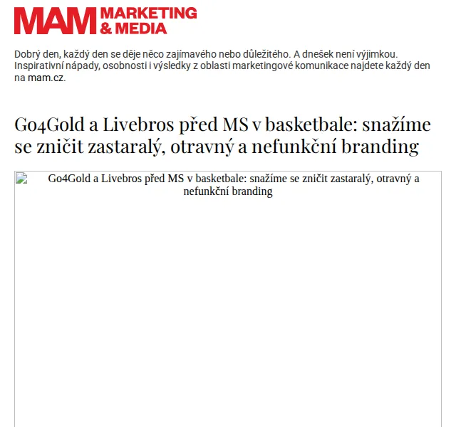 Marketing & Media: MAM zprávy – červenec 2026 | Nuslet.cz