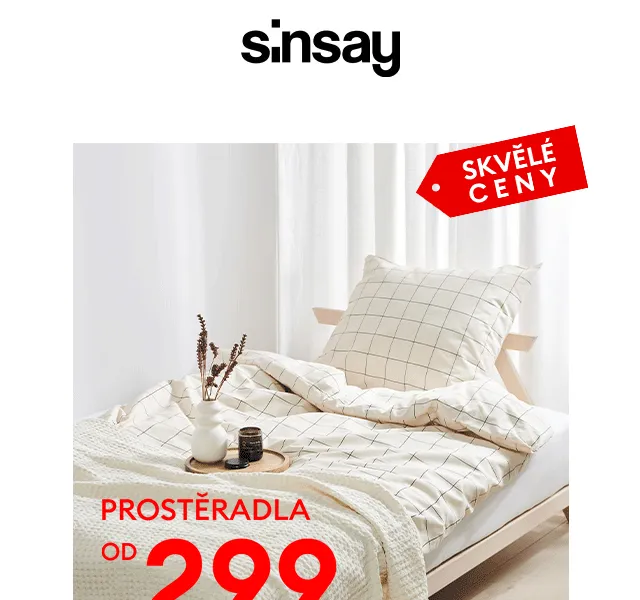 Sinsay: Výhodné dekorace do domácnosti – červen 2026 | Nuslet.cz