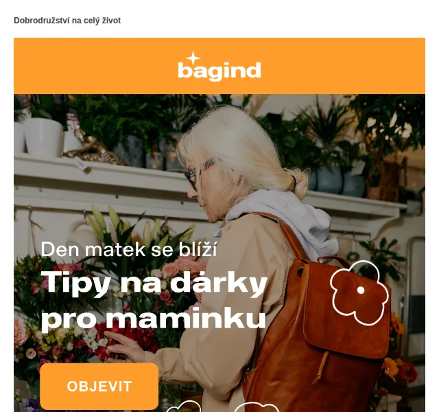 Bagind: Dárky pro maminky – červenec 2026 | Nuslet.cz