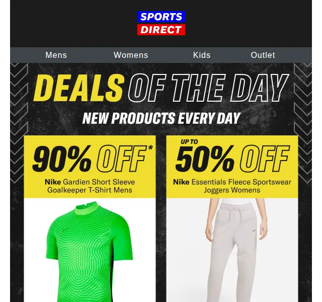 Sportsdirect.com: sleva až 90 % na Nike brankářský dres – červenec 2026 | Nuslet.cz