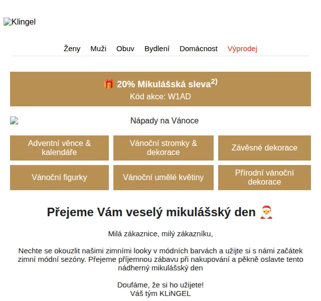 KLiNGEL: Slevy až 50 % na kozačky + 20 % Mikulášská sleva – prosinec 2022 | Nuslet.cz