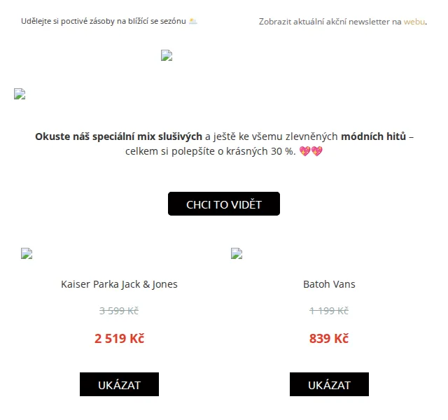UrbanStore: 30% sleva na Jack & Jones, Vans, Vero Moda – červenec 2026 | Nuslet.cz