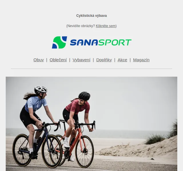 Sanasport: Slevy až 60 % na cyklistiku – červen 2026 | Nuslet.cz