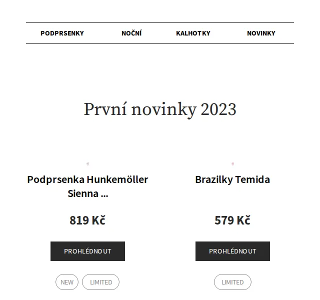 Astratex.cz: Podprsenky a župany až −60 % – červenec 2026 | Nuslet.cz