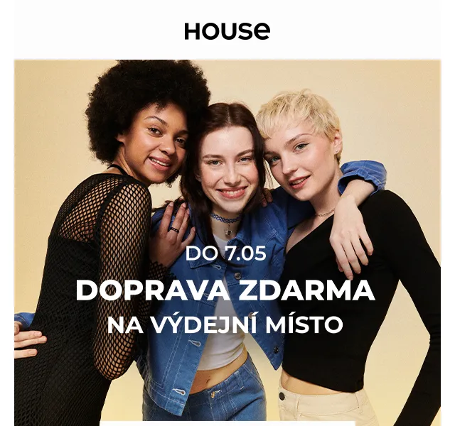 HOUSE: Doprava zdarma nad 999 Kč – červenec 2026 | Nuslet.cz