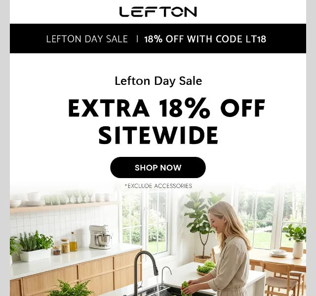 Lefton Sanitary: sleva 18 % – duben 2026 | Nuslet.cz