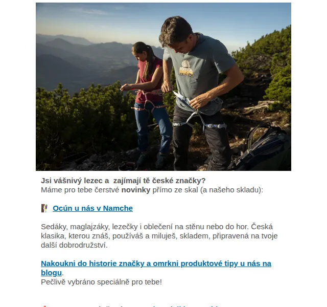 Namche: Ocún a výprodej Saltic – červenec 2026 | Nuslet.cz