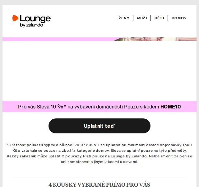 Lounge by Zalando: Adidas, Mustang, NA-KD až 80 % – duben 2026