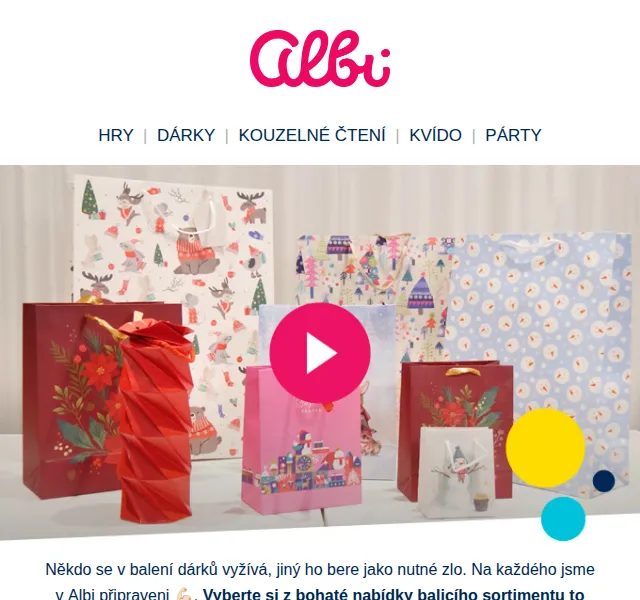 Albi: Balicí sortiment a dárky – červenec 2026 | Nuslet.cz