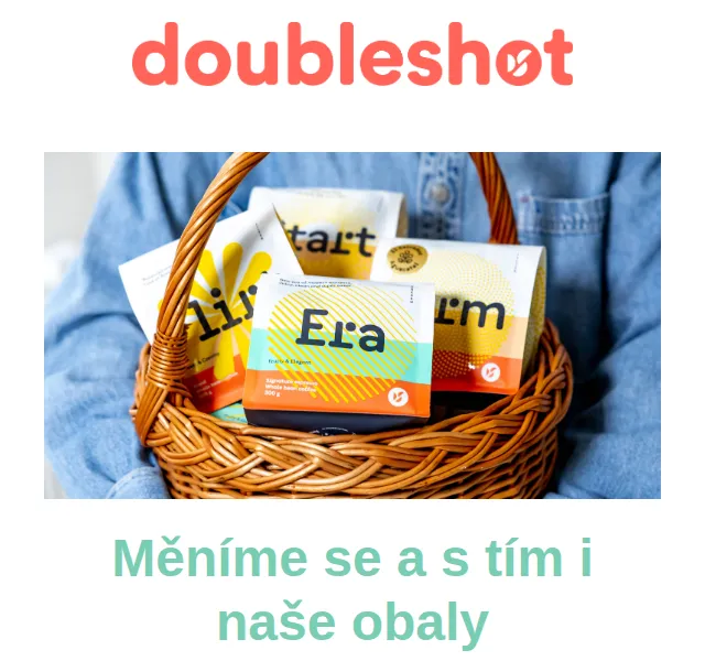 Doubleshot: Nové sáčky pro snadnější výběr kávy – červenec 2026 | Nuslet.cz