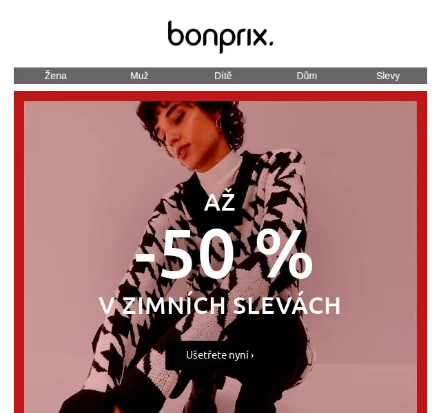 bonprix: Zimní SLEVY Až -50 % – červenec 2026 | Nuslet.cz