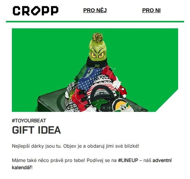 Cropp GIFT IDEA dárky – červenec 2026 | Nuslet.cz