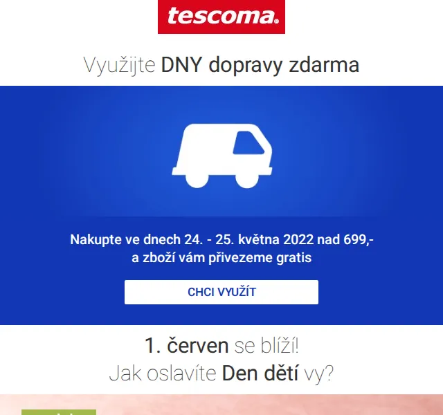 Tescoma: Doprava zdarma k nákupu nad 699 Kč a slevy až 21 % – květen 2026 | Nuslet.cz