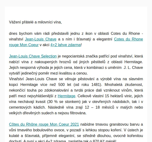 Premier Wines & Spirits | Michaela Krchová: Côtes du Rhône 4+2 zdarma – červen 2023 | Nuslet.cz