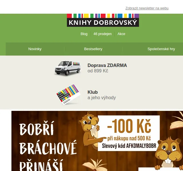 KnihyDobrovsky.cz: Sleva až 500 Kč na knihy – červenec 2026 | Nuslet.cz