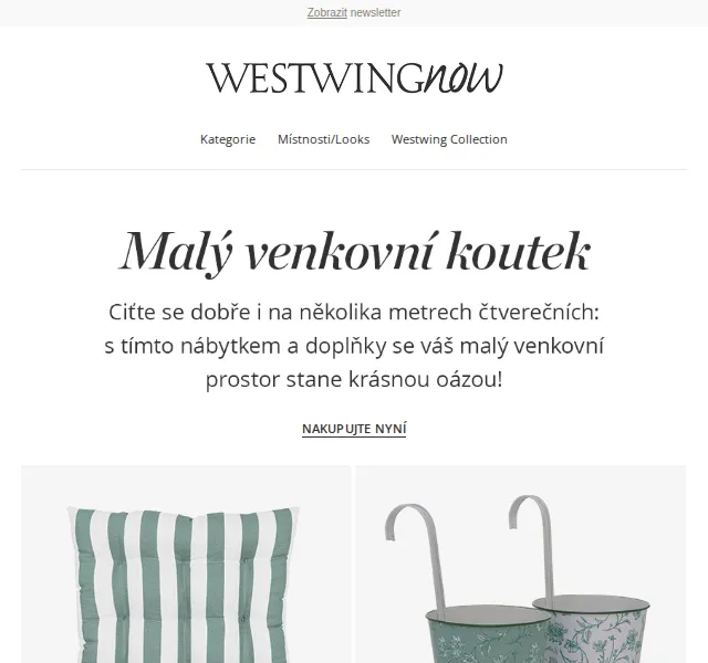 WestwingNow: Výprodej nábytku do zahrady – červenec 2026 | Nuslet.cz