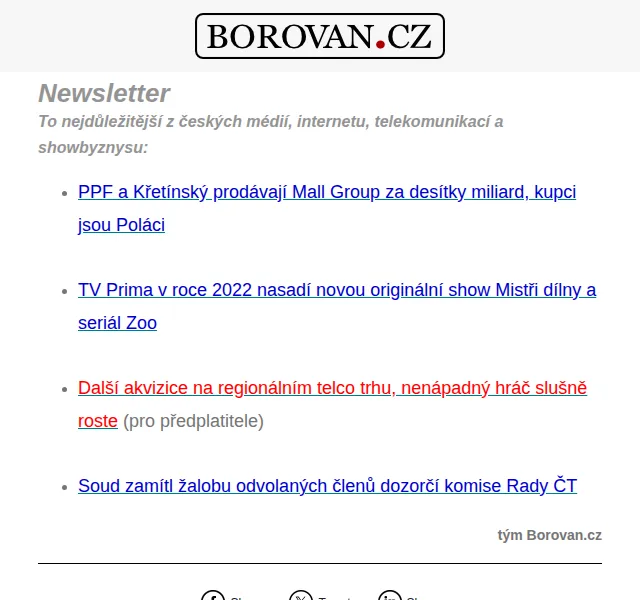 Aleš Borovan: PPF a Křetínský prodávají Mall Group – červen 2026 | Nuslet.cz