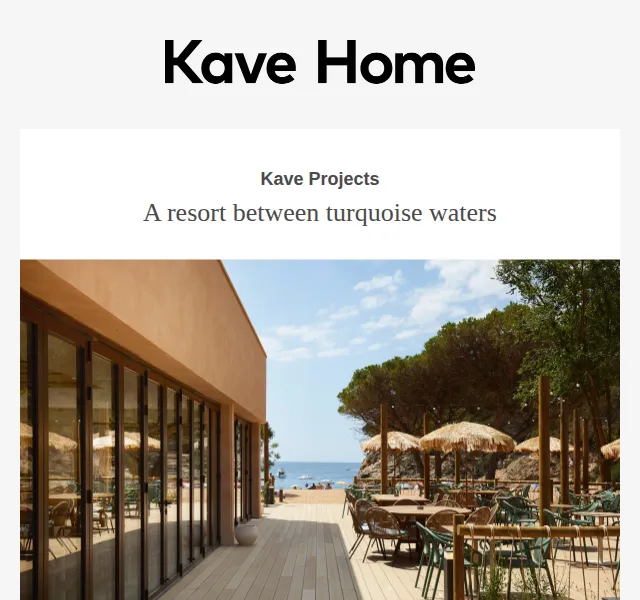 Kave Home Sale: Resortní nábytek u moře – červen 2026 | Nuslet.cz