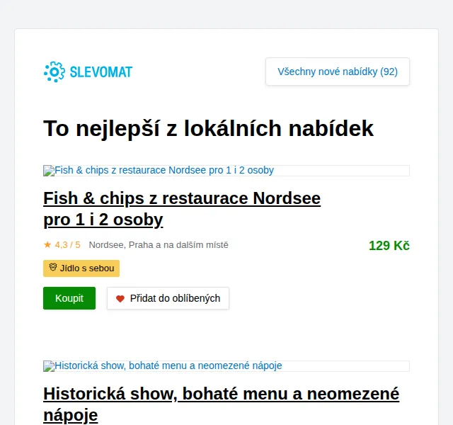 Slevomat: Historická show, menu a neomezené nápoje – červen 2026 | Nuslet.cz