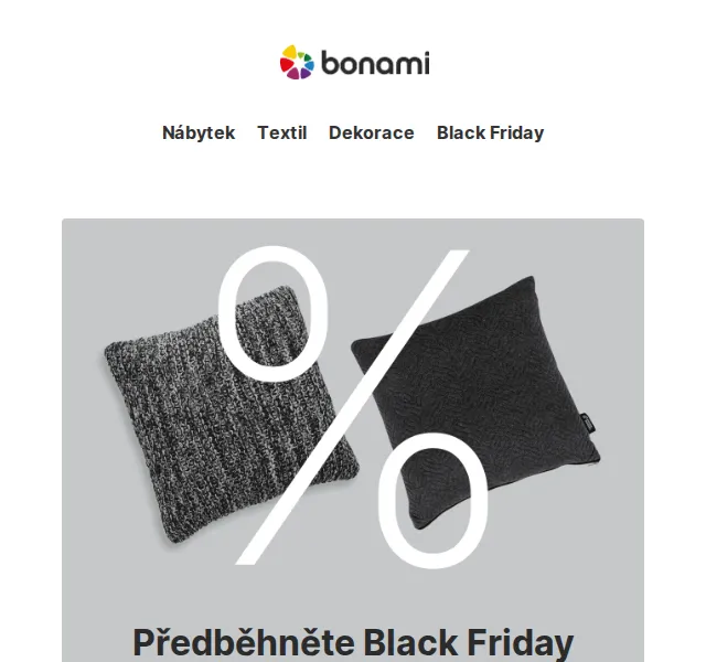 Bonami: Black Friday slevy až 40 % – červen 2026 | Nuslet.cz
