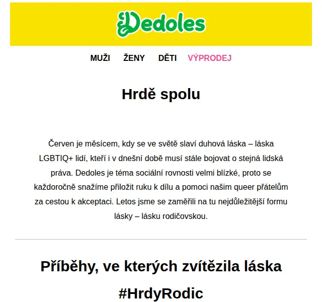 Dedoles.cz: Hrdý rodič – červenec 2026 | Nuslet.cz