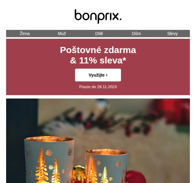 bonprix: 11% sleva a poštovné zdarma – červenec 2026 | Nuslet.cz