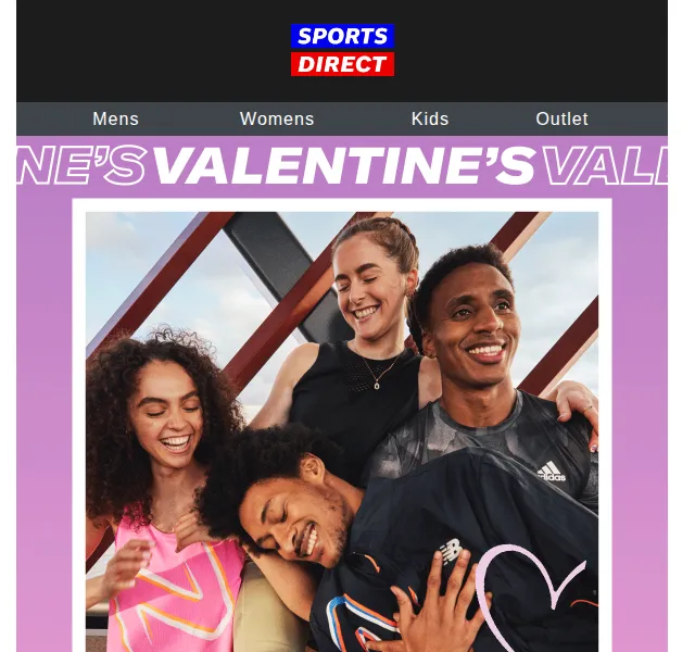 Sportsdirect.com: Valentýnské slevy – červen 2026 | Nuslet.cz