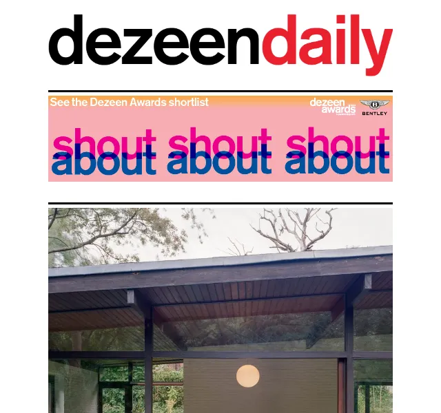 Dezeen Daily: Nejnovější architektura – červenec 2026 | Nuslet.cz
