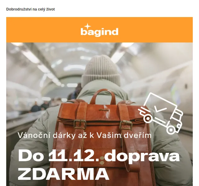 Bagind: doprava zdarma do 11.12. – prosinec 2022 | Nuslet.cz