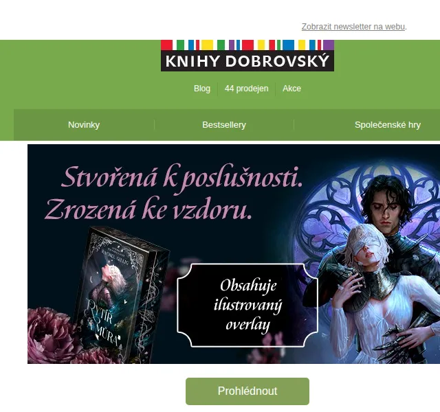 KnihyDobrovsky.cz: Knižní novinky se slevou až 25 % – červenec 2026 | Nuslet.cz