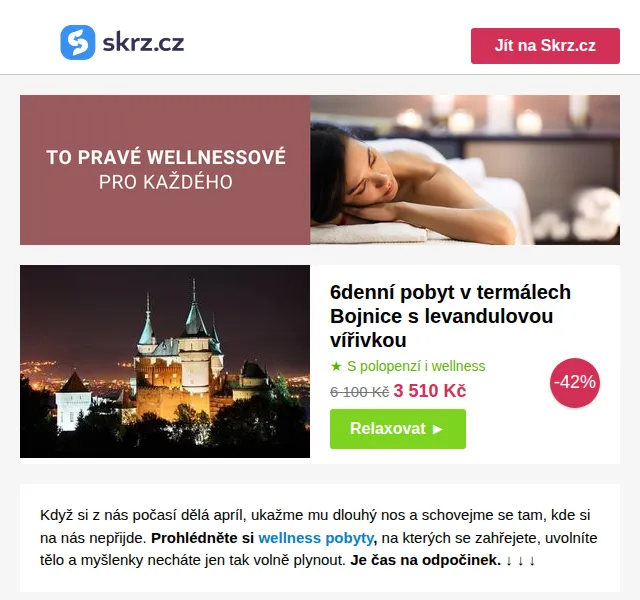 Vánoce na Skrz: 6denní termály Bojnice od 3 510 Kč – červen 2026 | Nuslet.cz